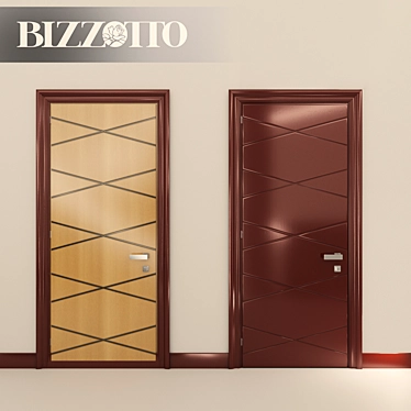 BIZZOTTO POR-86: Elegant Italian Doors 3D model image 1 