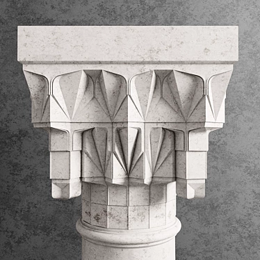 Ottoman-Style Mosque Column 3D model image 1 