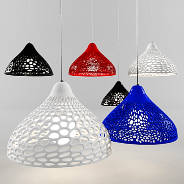 3D Printed Illumination: Futuristic Elegance 3D model image 1 