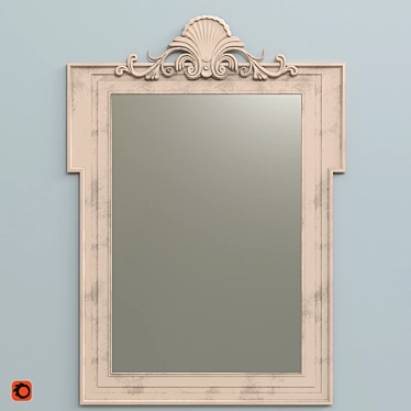 Elegant Bosco Decora Mirror 3D model image 1 