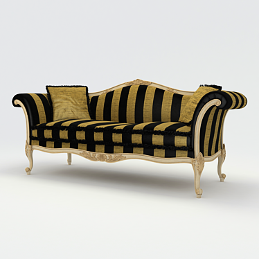 Elegant Ceppi Art Sofa 3D model image 1 