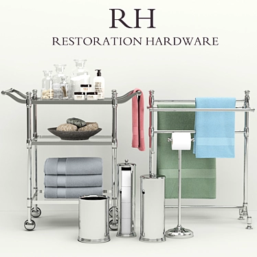 Restoration Hardware Bath Set 3D model image 1 