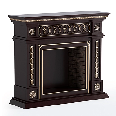 Southern Enterprises Connor Electric Fireplace 3D model image 1 