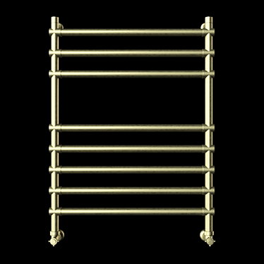 Bronze Towel Rail: Stylish and Space-saving 3D model image 1 