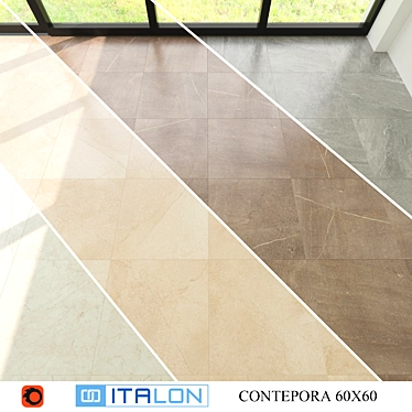 ITALON_CONTEMPORA: Modern Ceramic Collection 3D model image 1 