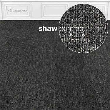 Shaw Access Path Carpet Tiles 3D model image 1 