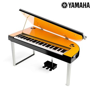 Yamaha Modus H01: Innovative Digital Piano 3D model image 1 