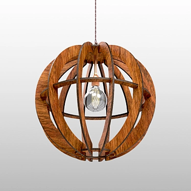 Modern Sphere Chandelier 3D model image 1 