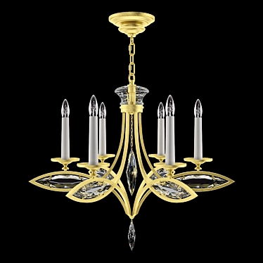 Marquise Chandelier 843540-22 | Elegant Florentine Design 3D model image 1 