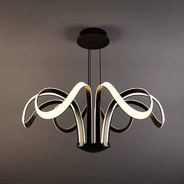 Modern LED Chandelier: Vonn Capella 3D model image 1 