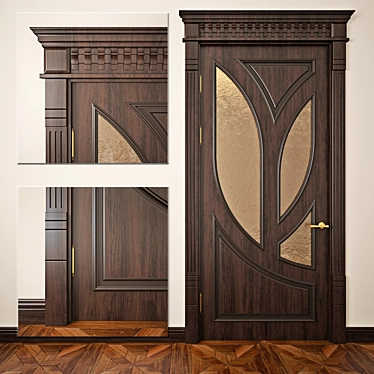 Classic Style Door: Timeless Elegance 3D model image 1 
