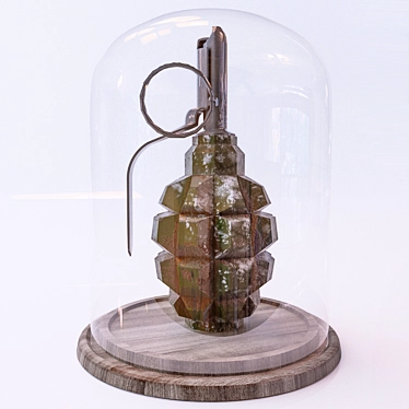 Desktop Grenade Model 3D model image 1 