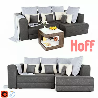 Elegant Hoff Medison Sofa 3D model image 1 