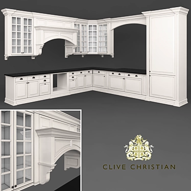 Classic Clive Christian Kitchen 3D model image 1 