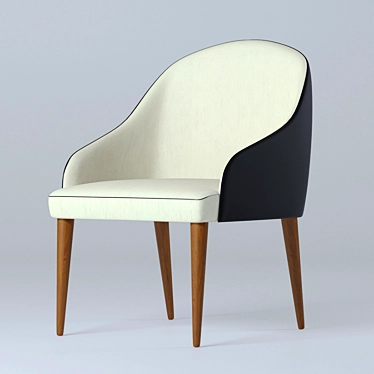 Elegant Judy Armchair 3D model image 1 