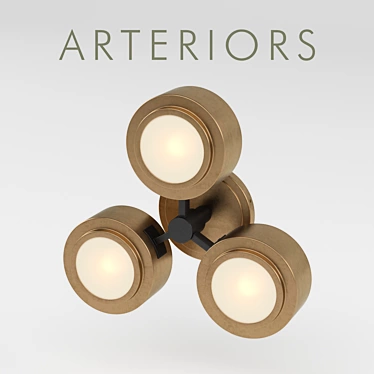 Elegant Arteriors Jalen Wall Lamp 3D model image 1 