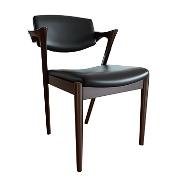 Elegant OTIS Side Chair: A Perfect Blend of Style and Comfort 3D model image 1 