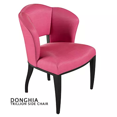 Elegant Trillion Side Chair 3D model image 1 