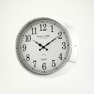 Elegant Eichholtz Bond Clock 45cm 3D model image 1 