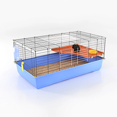 Adorable Skinny Guinea Pig- Sirius| IMAC Easy 100 Cage 3D model image 1 