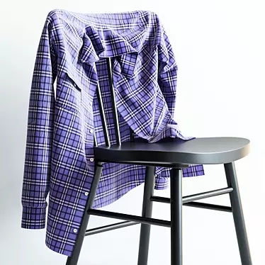 Men's Shirts Set & IKEA NORRARYD Chair 3D model image 1 