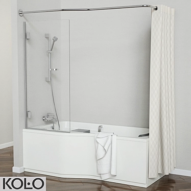 Set baths Comfort Plus TM KOLO with glass curtains and soft