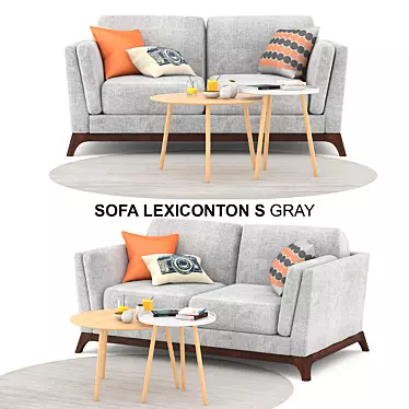 Sofa Lexiconton S GRAY 2-seater