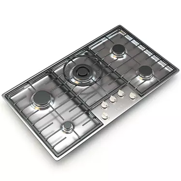 Miele KM 2355 G Gas Cooktop 3D model image 1 