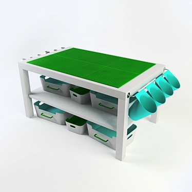 DIY Lego Table - Ikea Lack: Transform Your Space! 3D model image 1 