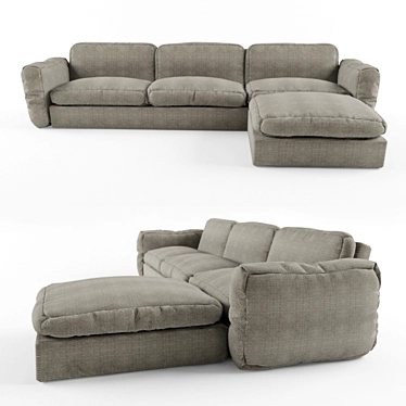 Comfort Plus Sofa 3D model image 1 