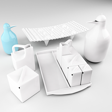 Modern Kitchenware Set by Bosa 3D model image 1 
