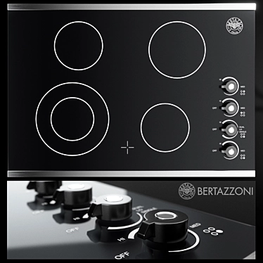 Bertazzoni P304CERNE: Versatile 30" Cooktop 3D model image 1 