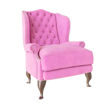 Luxury James Boswell Armchair 3D model image 1 