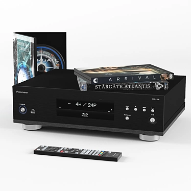 Ultimate Pioneer Blu-ray Player 3D model image 1 