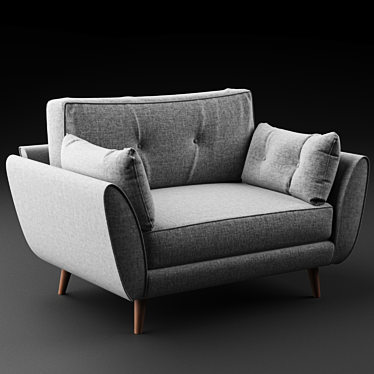 Zinc Cuddler: Luxurious and Stylish 3D model image 1 