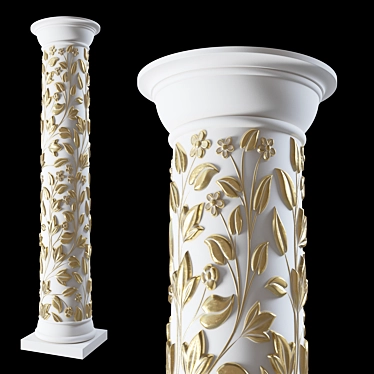 Modern Doric Column 3D model image 1 