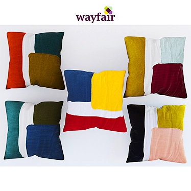 Cozy Collection of Wayfair Pillows 3D model image 1 