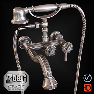 Zorg Antic Mixer: Powerful & Stylish 3D model image 1 