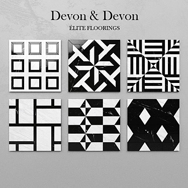 Stylish Devon & Devon Wall Art 3D model image 1 