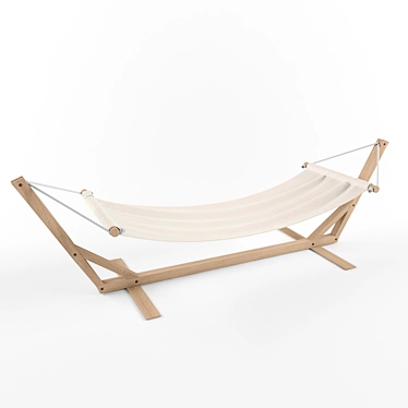 Contemporary Outdoor Hammock 3D model image 1 