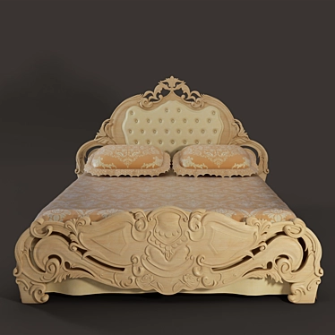 Olympia Silik Bed 3D model image 1 