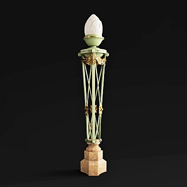 Italian Brazier Floor Lamps - 19th Century 3D model image 1 