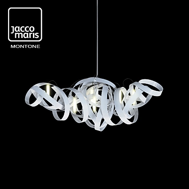 Elegant Montone Chandelier: Designed by Jacco Maris 3D model image 1 