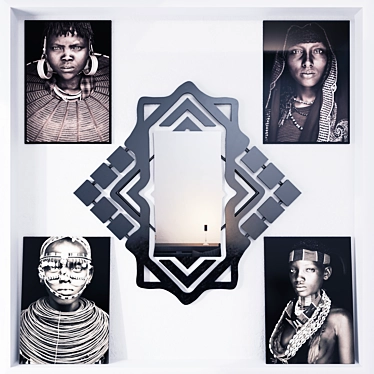 Tribal Visions: Photos & Mirror 3D model image 1 