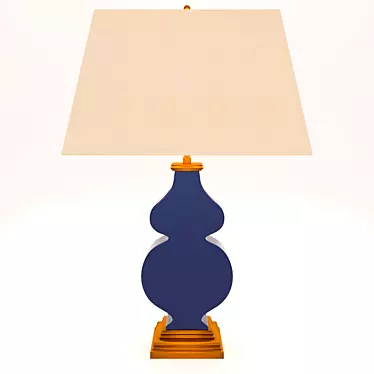 Elegant Table Lamp | Visual Comfort AH3063MB-NP 3D model image 1 