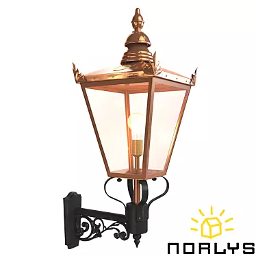 Norlys 954CO Chelsea Outdoor Wall Light 3D model image 1 