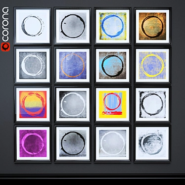 Enso Paintings: Minimalistic Masterpieces by Julie Niemela 3D model image 1 