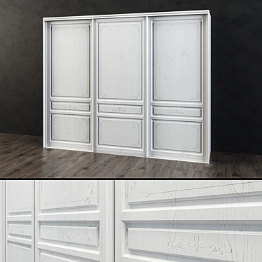 ARISTO Venecia/Verona Wardrobe Set - Stylish and Spacious 3D model image 1 