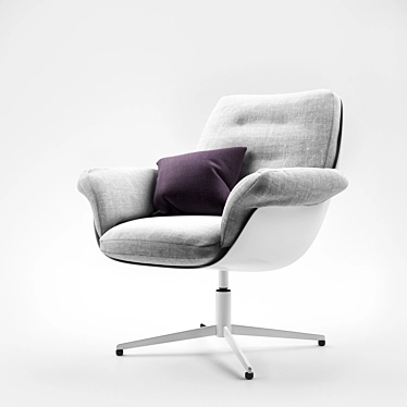 Feathered Comfort: Softbird Chair 3D model image 1 