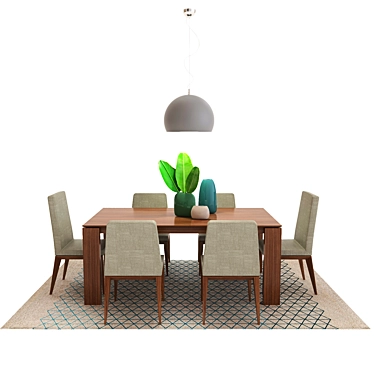 Modern Calligaris Furniture Set 3D model image 1 